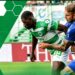 Ghanaian forward Ragnar Ache scores 1st Greuther Fürth goal against Karlsruher in Germany
