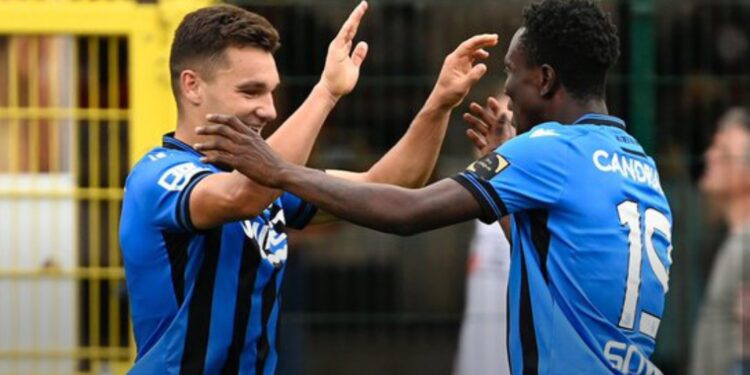 Ghanaian forward Kamal Sowah shines, provides assist in Club Brugge big win over OH Leuven