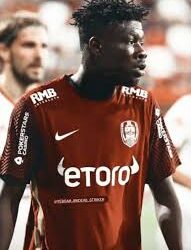 Ghanaian forward Emmanuel Yeboah scores spectacular overhead kick, sees red in CFR Cluj’s away win