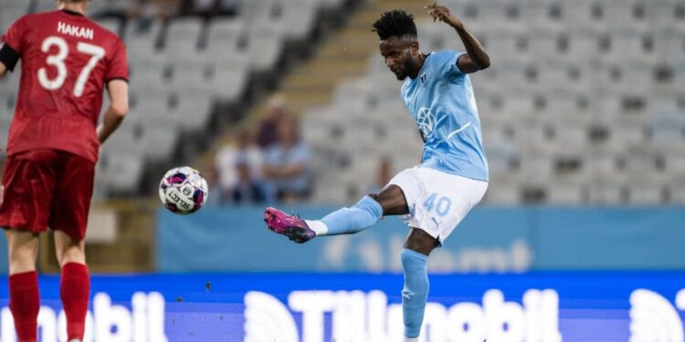 Ghana midfielder Emmanuel Lomotey pleased with debut for new club Malmo