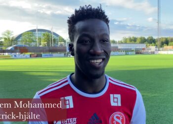 Ghanaian forward Naeem Mohammed hits 19th goal in Sweden