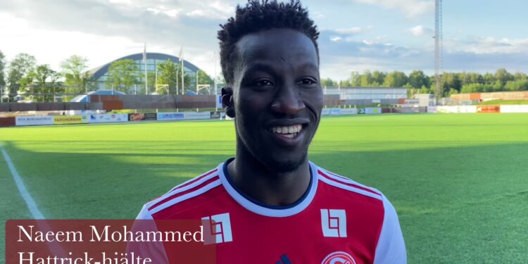 Ghanaian forward Naeem Mohammed hits 19th goal in Sweden
