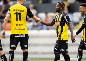 Ghanaian forward Ibrahim Sadiq scores brace as Hacken beat Varnamo