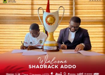 Kotoko officially announce signing of Shadrack Addo from Panthers FC