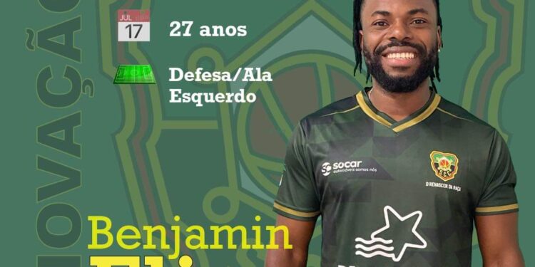 Ghanaian winger, Benjamin Eli renews deal with Portuguese side SC Coimbrões