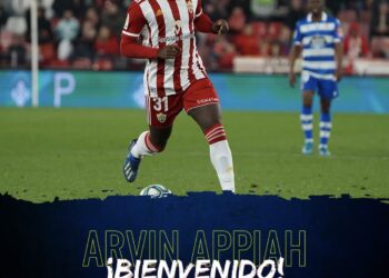 Spanish side Tenerife sign Ghanaian forward Arvin Appiah from Almeria