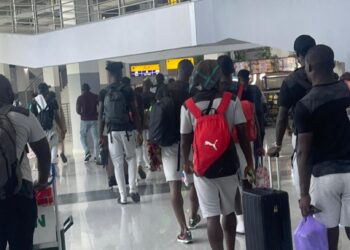 Black Galaxies touch down in Nigeria for CHAN Playoffs