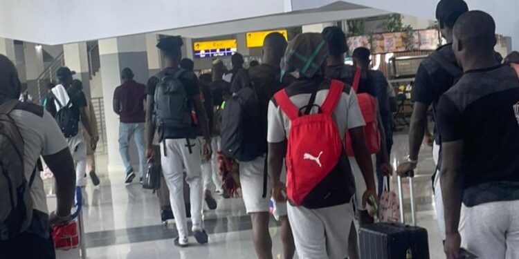 Black Galaxies touch down in Nigeria for CHAN Playoffs