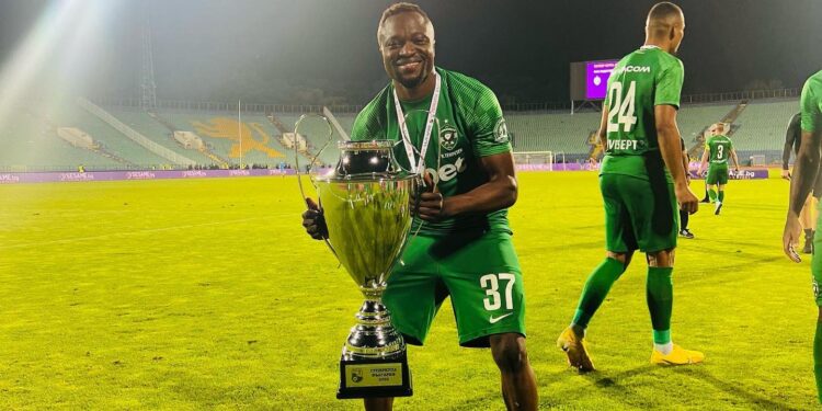 Ghana attacker Bernard Tekpetey on cloud nine after winning Bulgaria Super Cup
