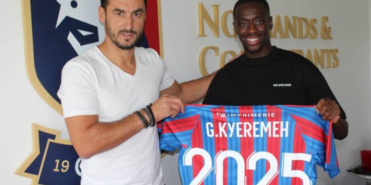 Ghanaian forward Godson Kyeremeh signs long-term contract with SC Caen