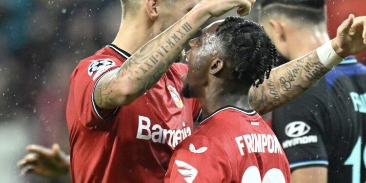 ‘A magic European night at the BayArena’ – Jeremie Frimpong on Leverkusen win over Atletico Madrid