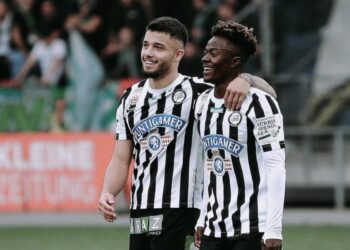 Ghanaian forward Mohammed Fuseini scores 1st goal in Austrian Típico Bundesliga as Sturm Graz beat Lustenau