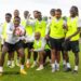 Ghana’s attacker Felix Afena Ohene-Gyan all smiles as Black Stars intensifies training for Friday’s Brazil showdown