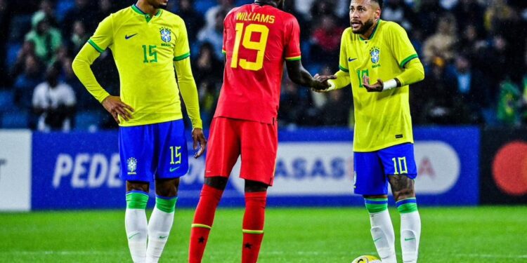 Iñaki Williams makes debut as Black Stars lose to Brazil