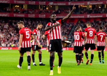 Ghanaian forward Inaki Williams bags 3rd goal as Athletic Bilbao thrash Almeria in La Liga