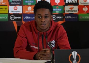 Jeremie Frimpong named Man-Of-The-Match in Bayer Leverkusen’s Champions League win over Atletico Madrid