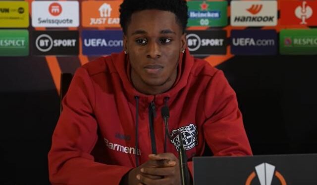 Jeremie Frimpong named Man-Of-The-Match in Bayer Leverkusen’s Champions League win over Atletico Madrid