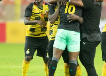 Accra Lions congratulates Dominic Nsobila on CHAN Championship qualification with Black Galaxies