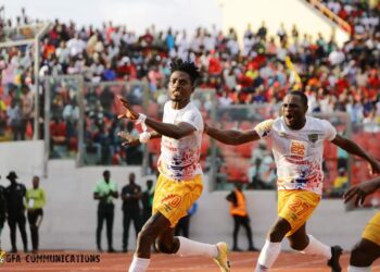 Video: Watch Caleb Amankwah’s equalizer against Asante Kotoko in the Super Clash