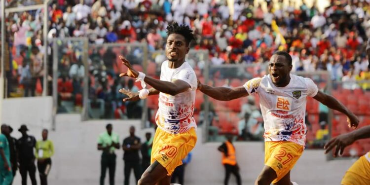 Video: Watch Caleb Amankwah’s equalizer against Asante Kotoko in the Super Clash