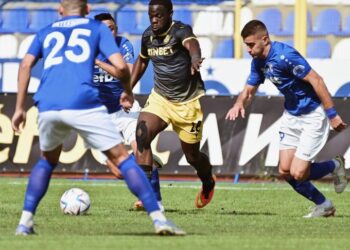 Elvis Manu: Ghanaian forward on target in Botev Plodiv’s defeat to Spartak Varna in Bulgaria