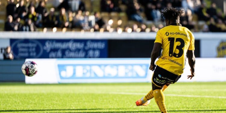 Ghanaian midfielder Michael Baidoo scores another brace in Elfsborg vital away win against GIF Sundsvall