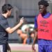 Ghana defender Abdul Mumin conducts first training session at Rayo Vallecano