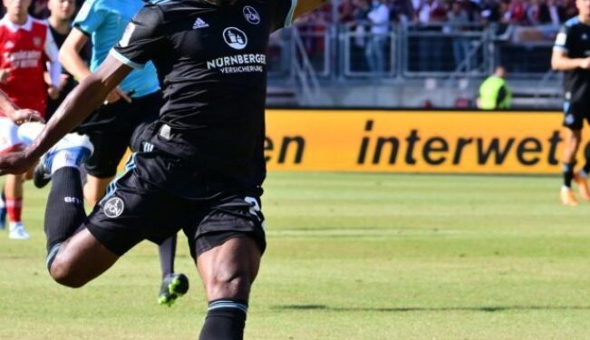 Ghanaian attacker Kwadwo Duah scores again for Nürnberg in Bundesliga 2