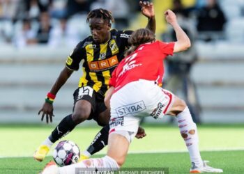 Ghanaian forward Ibrahim Sadiq ‘disapoointed’ with BK Häcken draw vs Degerfors