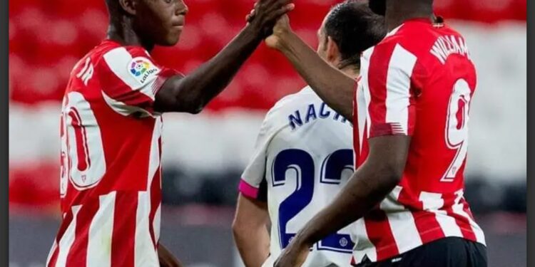 Iñaki Williams and Nico Williams on target in Bilbao win