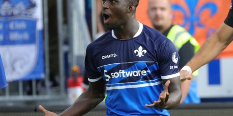 Ghana’s forward Braydon Manu scores for Darmstadt in away win over Paderborn