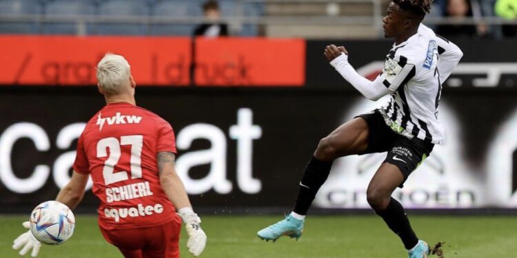 Ghanaian youngster Mohammed Fuseini pleased with first Sturm Graz goal