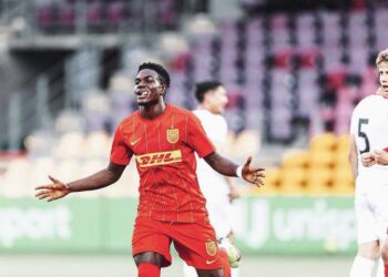 Video: Watch Ghanaian forward Ernest Nuamah’s fifth goal in Denmark Superliga