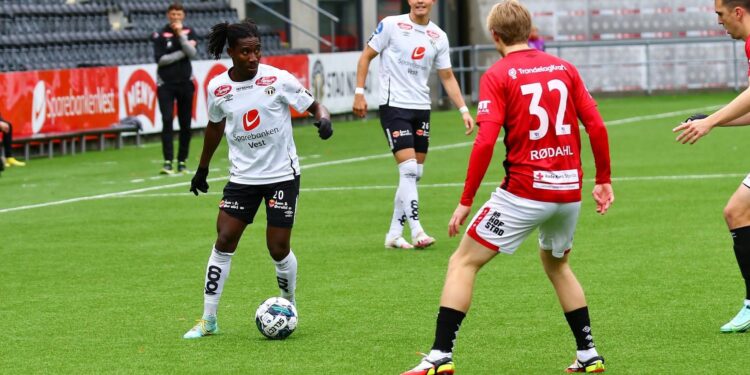 Video: Ghanaian midfielder Isaac Twum on target in Sogndal’s massive win against Stjørdals Blink
