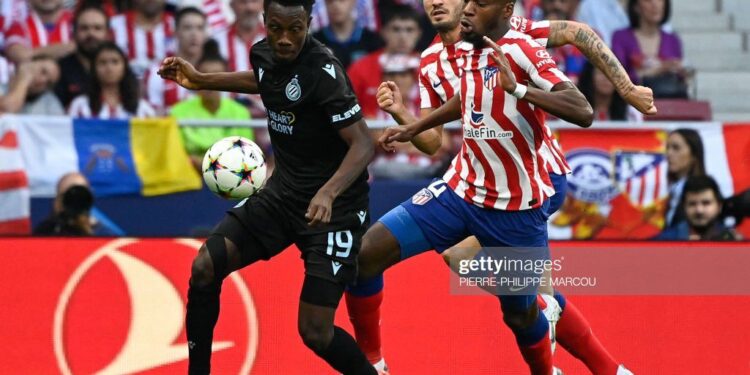 ‘What a team’ – Ghanaian forward Kamal Sowah pleased with Club Brugge teammates