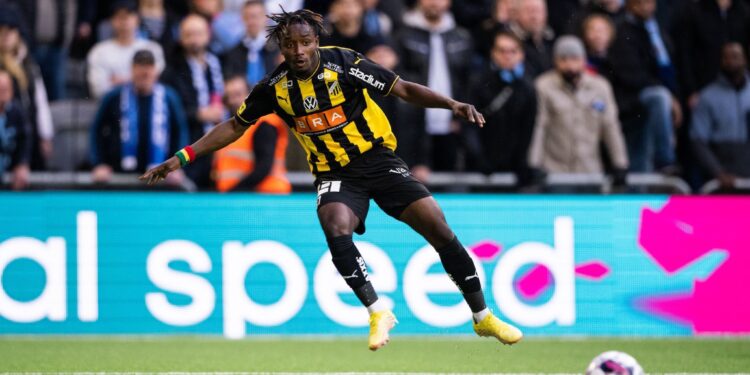 Ghanaian young forward Ibrahim Sadiq nets 6th goal as BK Hacken thump Sundsvall