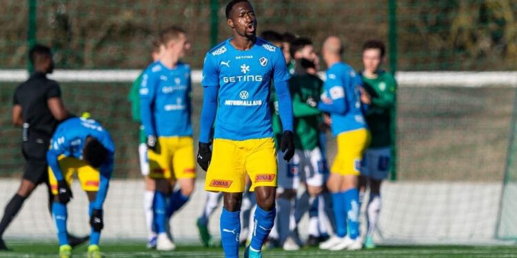 Ghanaian forward Sadat Karim on target in Halmstads BK away defeat to Utsikten