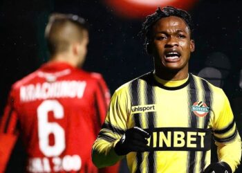 Ghanaian forward Emmanuel Toku scores as Botev Plovdiv whip Pirin Blagoevgrad