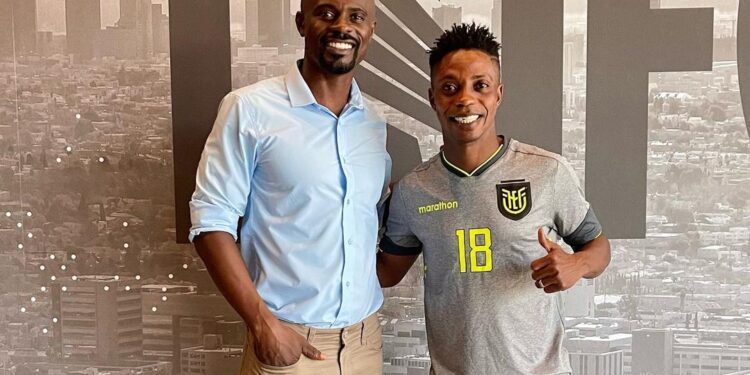 Black Stars assistant George Boateng scouts Latif Blessing and Kwadwo Opoku