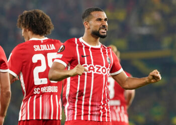 Ghana forward Daniel Kofi Kyereh scores first Europa League goal as Freiburg beat Nantes