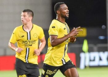 Ghanaian forward Patrick Twumasi scores first goal this season for Maccabi Netanya in Israel