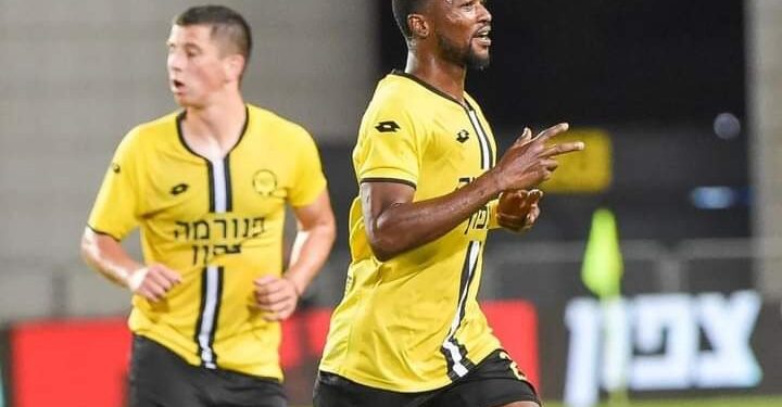 Ghanaian forward Patrick Twumasi scores first goal this season for Maccabi Netanya in Israel