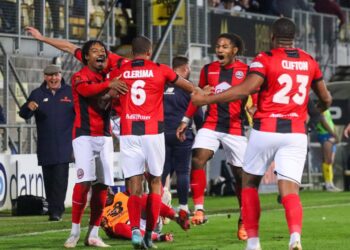 Video: Watch Ghanaian striker Emile Acquah’s goal for Maidenhead in victory against Torquay United