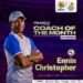 Berekum Chelsea’s Ennin Christopher wins first coach of the month for the season