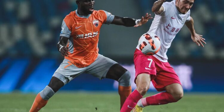 Ghana winger Frank Acheampong named Man of the Match in  Shenzhen FC draw against Shanghai Shenhua