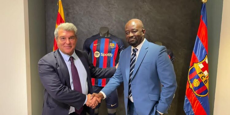 ‘A very good meeting with my friend and brother Joan Laporta’ – Ghana FA Boss