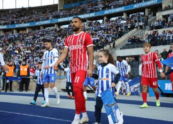 SC Freiburg midfielder Daniel Kofi Kyereh reacts to goal against Hertha Berlin
