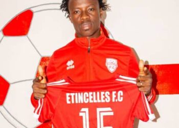 Ghanaian striker Moro Sumaila scores in Etincelles defeat