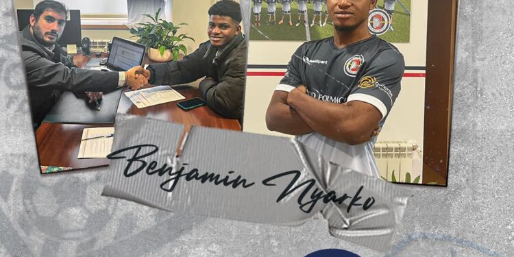 Ghanaian starlet Benjamin Nyarko joins Cented Academy