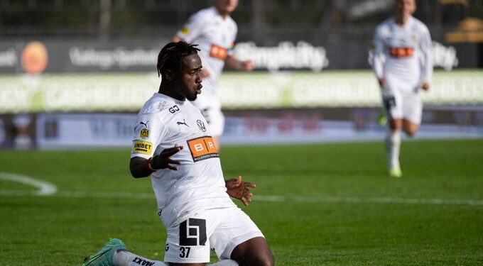 Ghanaian youngster Ibrahim Sadiq salvages point for BK Hacken with fifth goal of the season
